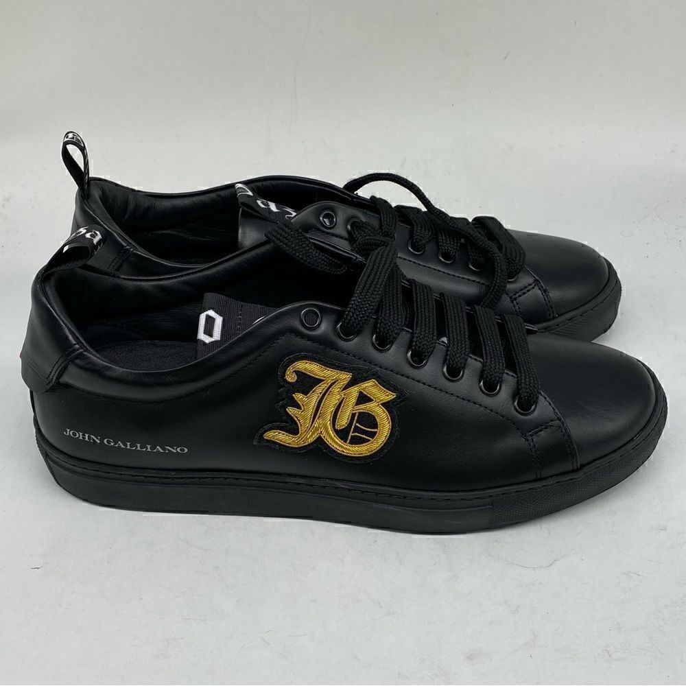 John Galliano Men’s Black Sneakers size 43